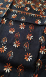 Black Kanta Work Salwar Kameez Material