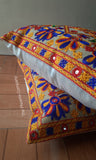 Yellow Elephant Floral Cushion Covers