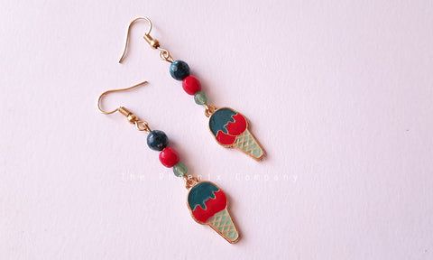 Cone Ice Cream Earrings