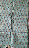 Light Blue Cotton Salwar Kameez Material