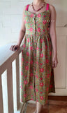 Green Floral Dress