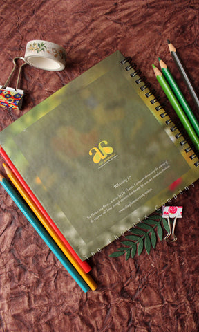 Welcoming Joy Square Notebook