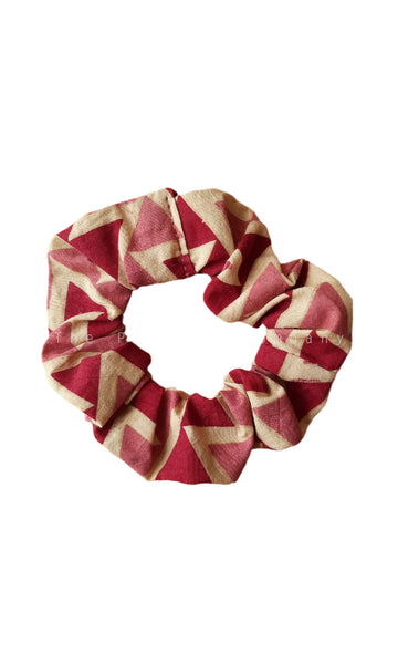 Pink Triangle Scrunchie
