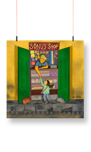 Kirana Store Art Print