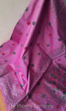 Pink Kanta Work Saree