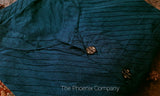 Blue Pintuck Cotton Short Kurta
