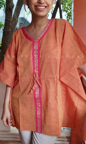 Light Orange Short Kaftan