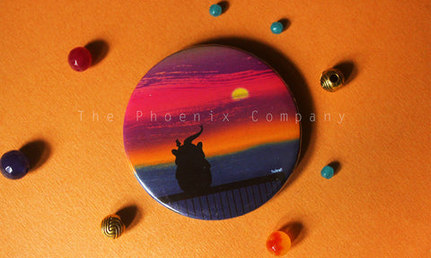 Beautiful Horizon Button Badge