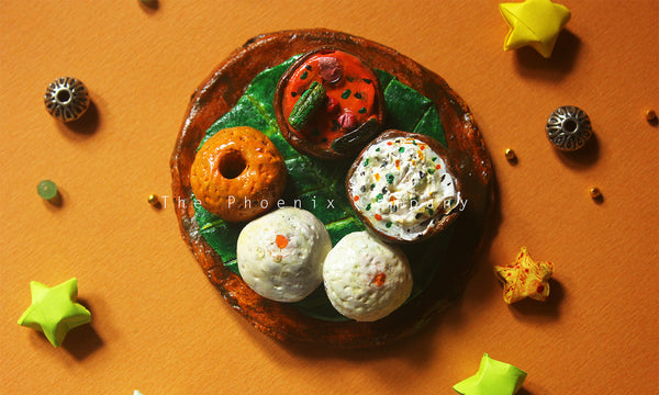 Idli-Vada Fridge Magnet