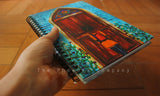 Stained Glass Door Notebook