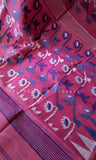 Pink Handloom Cotton Saree