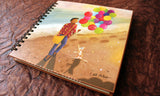 Balloons & Beaches Square Notebook