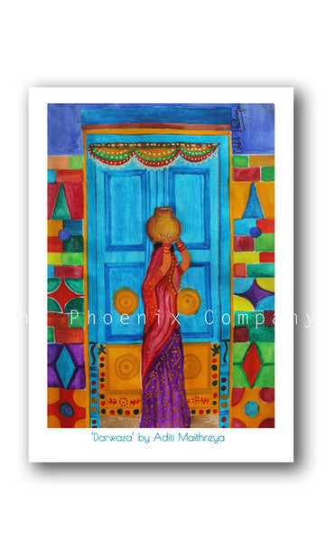 Lambadi Door Print