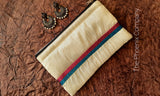 Off-white & light blue Purse