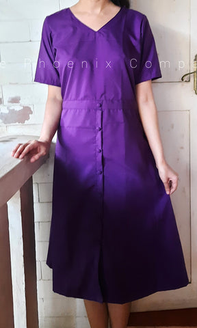 Purple Short Sleeve dress