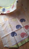 Off-White With Gold Zari Cotton Saree