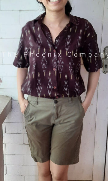 Jamun Ikat Shirt