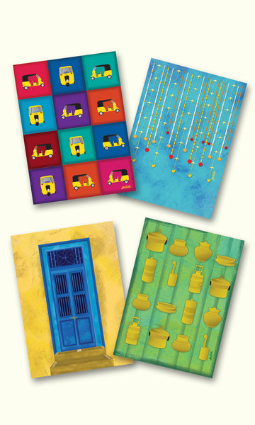 Namma Chennai Postcards (Set of 4)