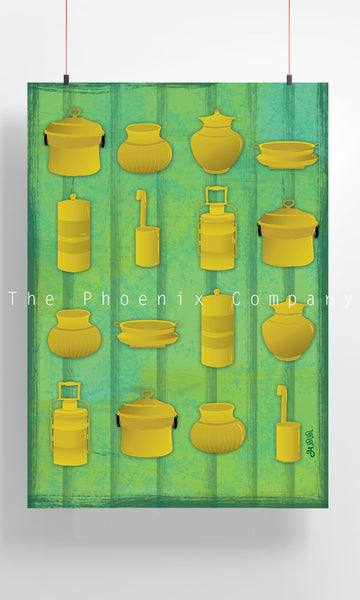 Vintage Vessels Art Print