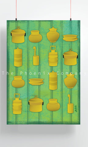 Vintage Vessels Art Print
