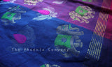 Elephant & Lotus Pink Soft Cotton Handloom Saree