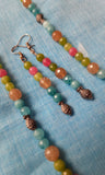 Multicolour Beaded Jewellery Set