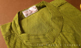 Green Pintuck Cotton Short Kurta