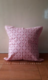 Light Pink Applique work Cushion Covers (Set of 2)