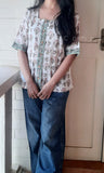 White Sanganeri Cotton Shirt