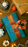 Copper Sulphate Blue & Orange Matching Accessories Rakhi Gift Hamper for Sisters