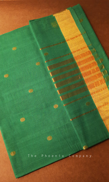 Green Venkatagiri Handloom Cotton Saree