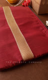 Maroon w/Gold border Matching Accessories Rakhi Gift Hamper for Sisters