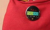 Made in Madras Button Badge (Black)