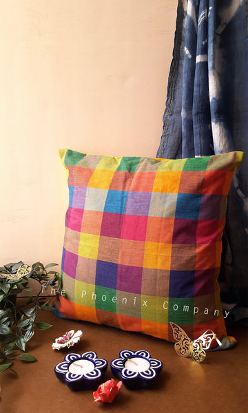 Madras Checks Cushion Covers