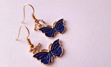 Blue Butterfly Earrings
