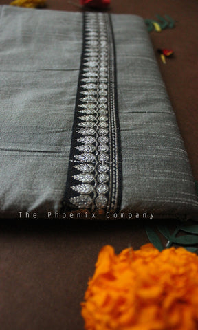 Silver & Black Purse