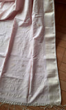 Baby Pink Handloom Maheshwari Cotton Saree
