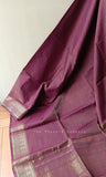 Maroon Handloom Maheshwari Cotton Saree