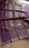 Maroon Handloom Maheshwari Cotton Saree
