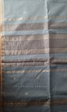 Sky Blue Handloom Maheshwari Cotton Saree