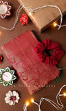 Maroon & Gold Matching Accessories Rakhi Gift Hamper for Sisters