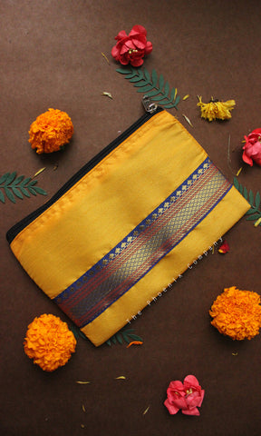 Yellow & Blue Purse
