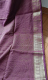 Maroon Handloom Maheshwari Cotton Saree