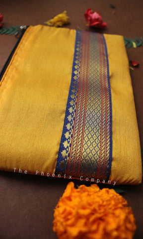 Yellow & Blue Purse
