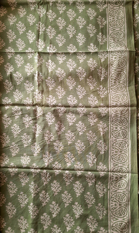 Sage Green Cotton Salwar Kameez Material