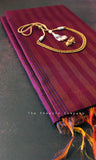 Jamun Bamboo Silk Handloom Saree