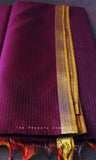 Jamun Bamboo Silk Handloom Saree
