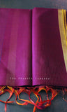 Jamun Bamboo Silk Handloom Saree