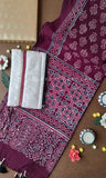 Raksha Bandhan Gift Hamper – Ajrakh Stole & Purse (Gulnaar)