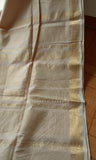 Off-White Handloom Maheshwari Cotton Saree